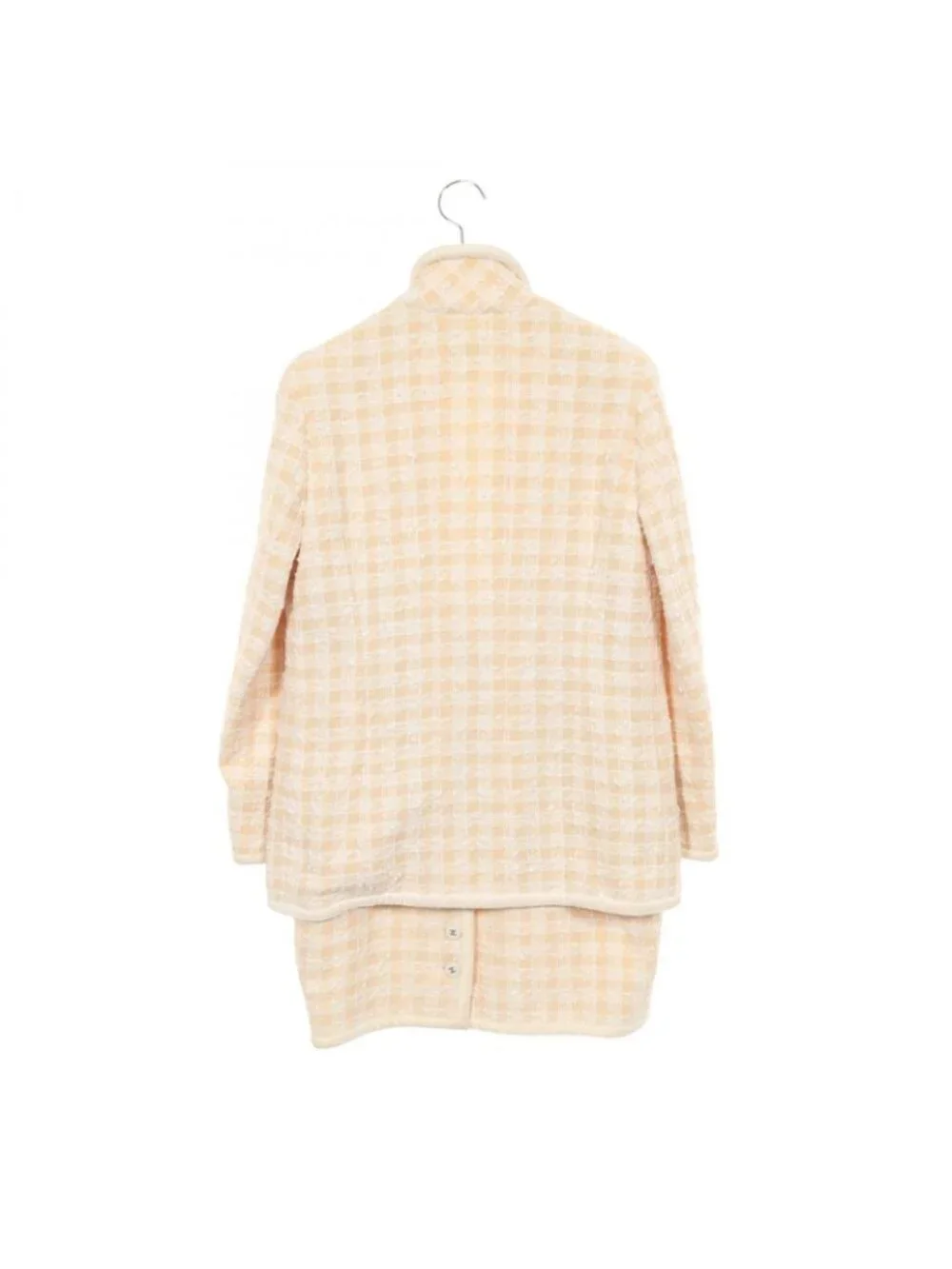 Chanel Set 96P CC Logo Button Tweed Wool